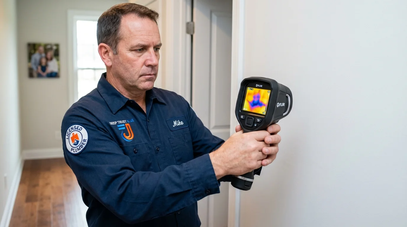 Thermal imaging leak detection by Johns Plumbing LLC in Port Hueneme